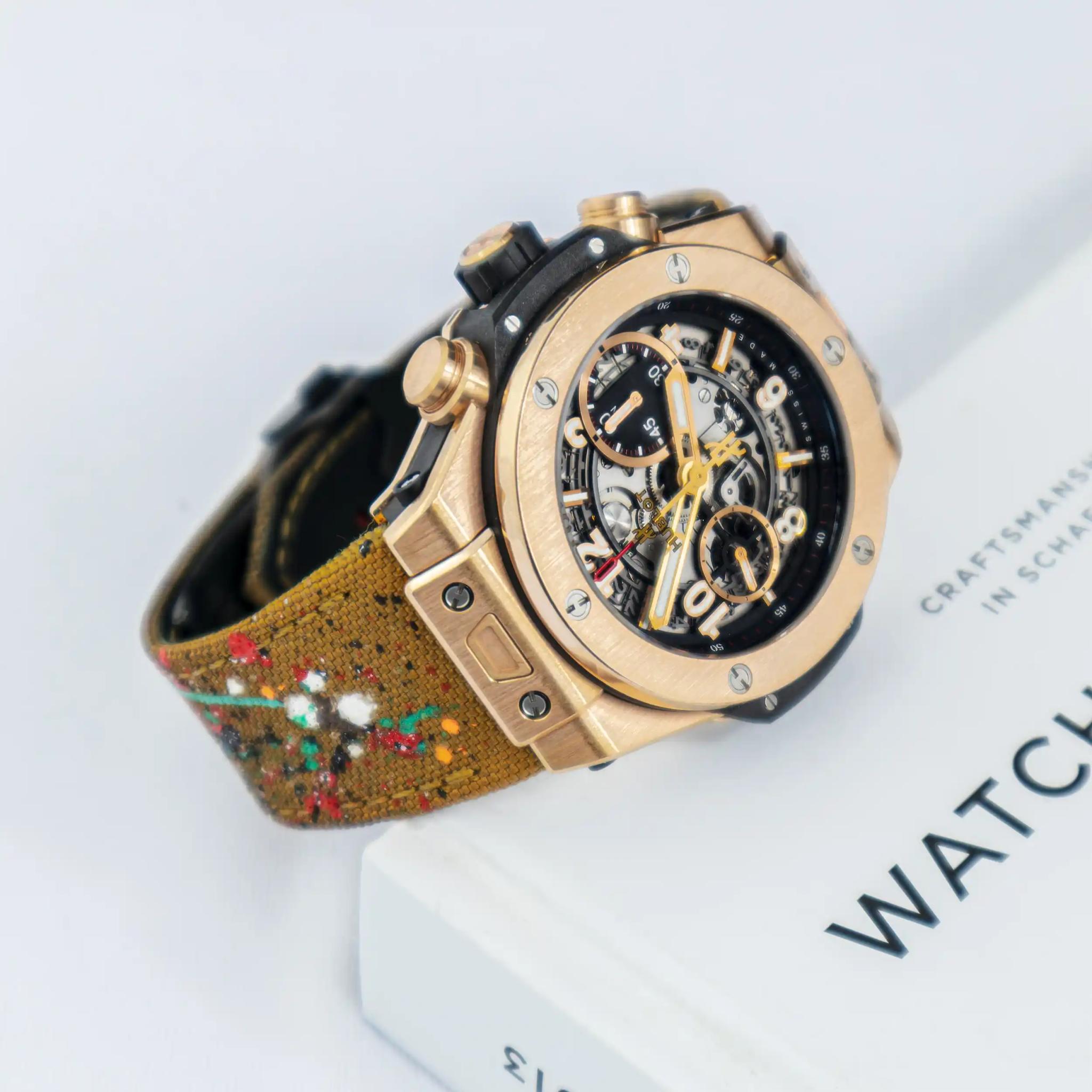 Hublot Kevlar Strap – Kevlar Paint Splat