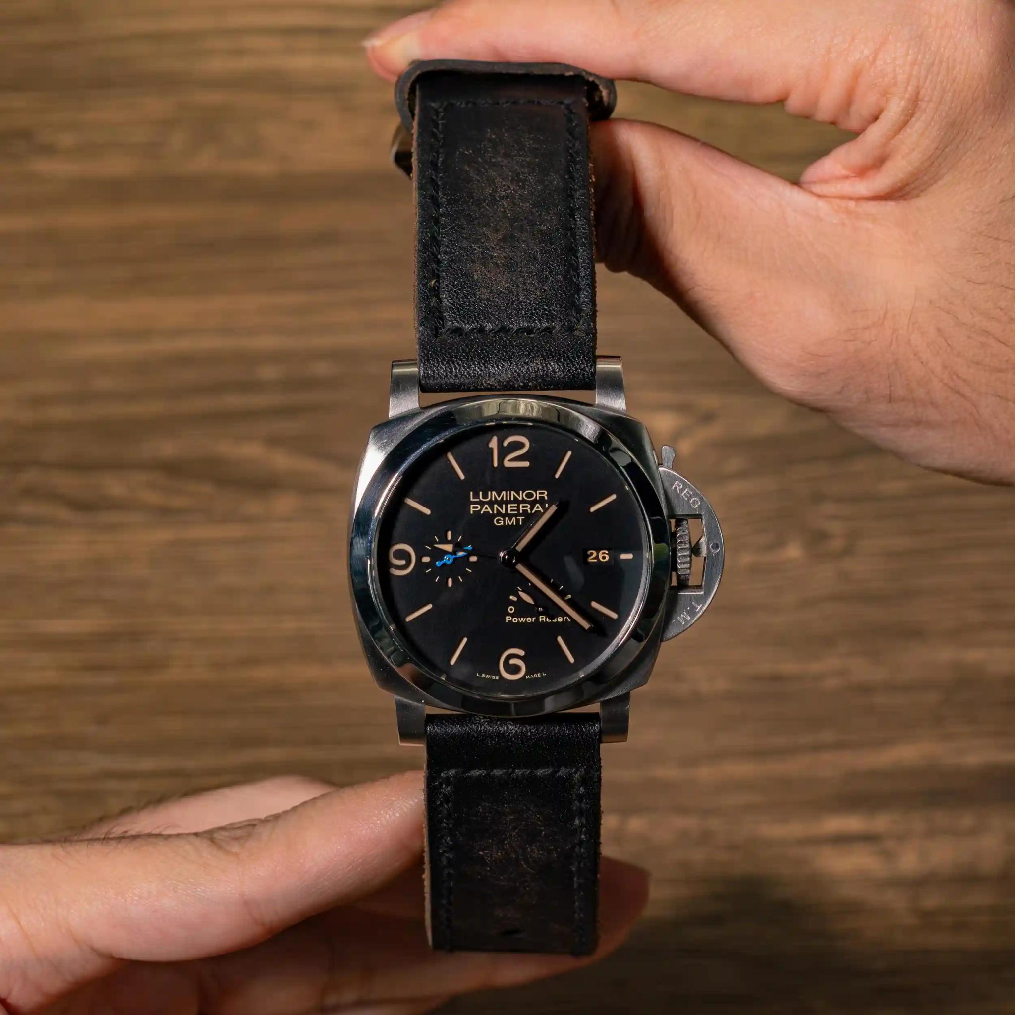 Mission Impossible Black – Leather Watch Strap
