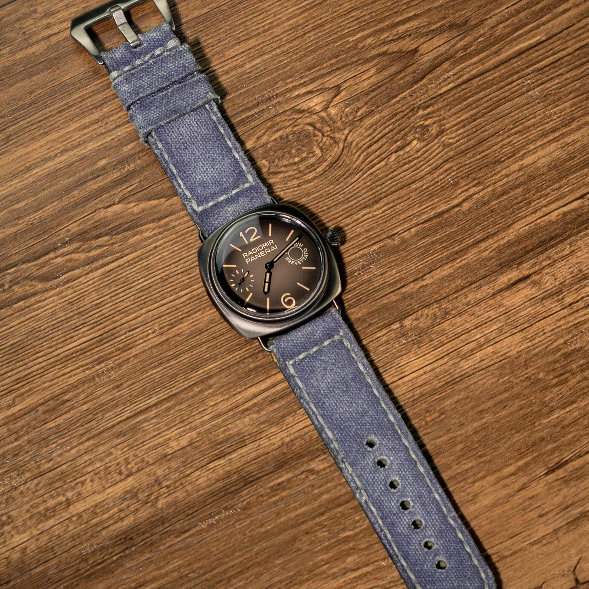 Canvas Purplish Gray No. 7 – Canvas Watch Strap
