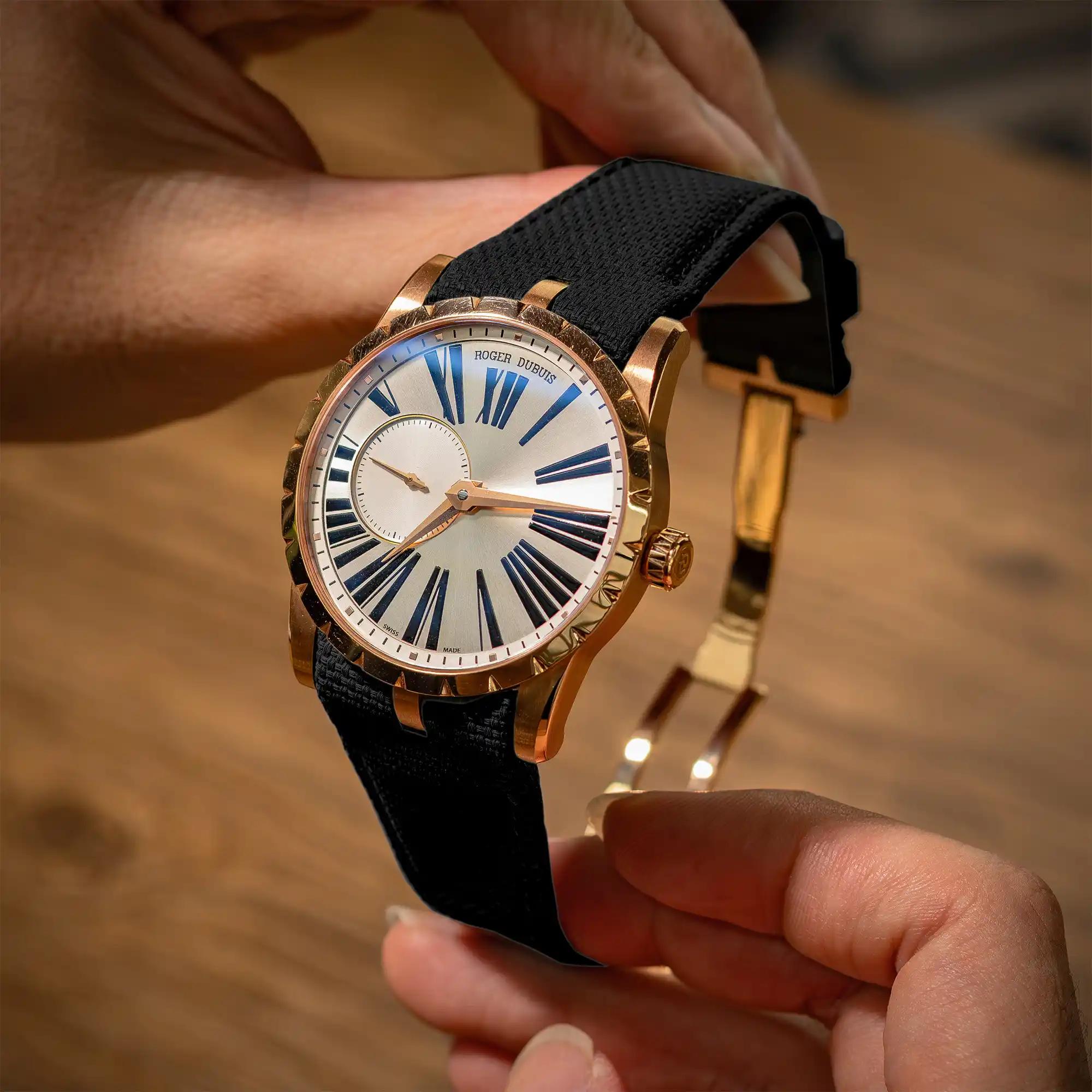 Black Sailcloth – Roger Dubuis Watch Strap