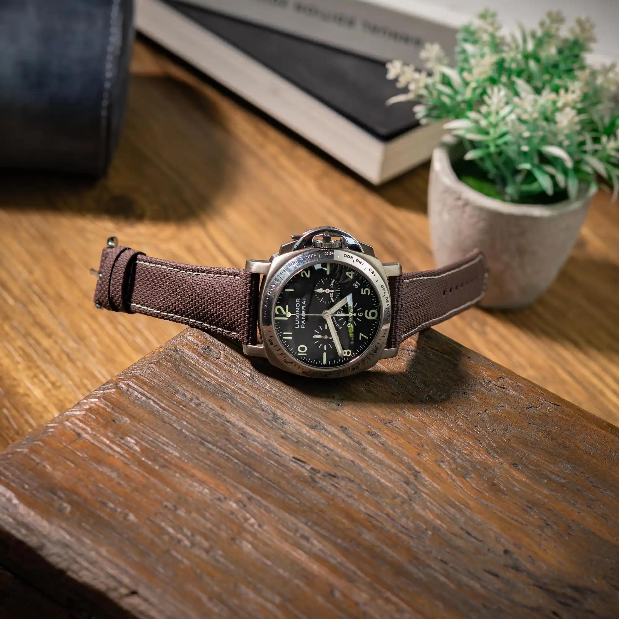Brown Sailcloth – Sailcloth Watch Strap