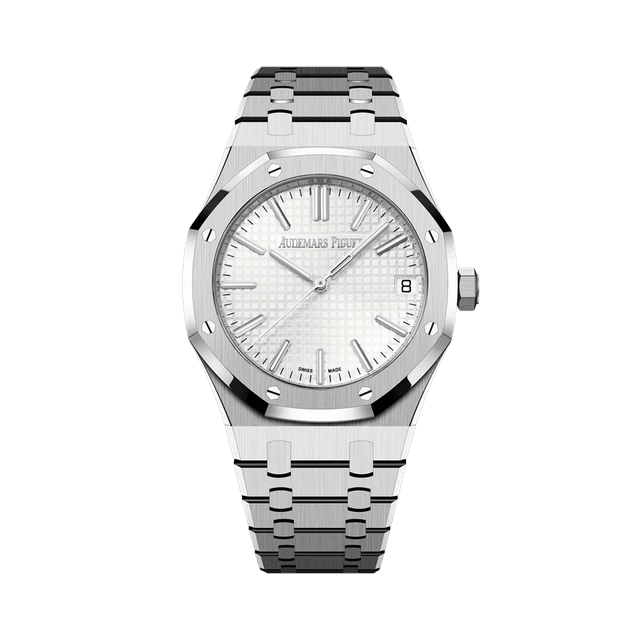 Royal Oak 41mm, Steel, Silver dial, Bracelet