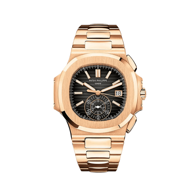 Nautilus Chrono, RG, Choco dial, Bracelet