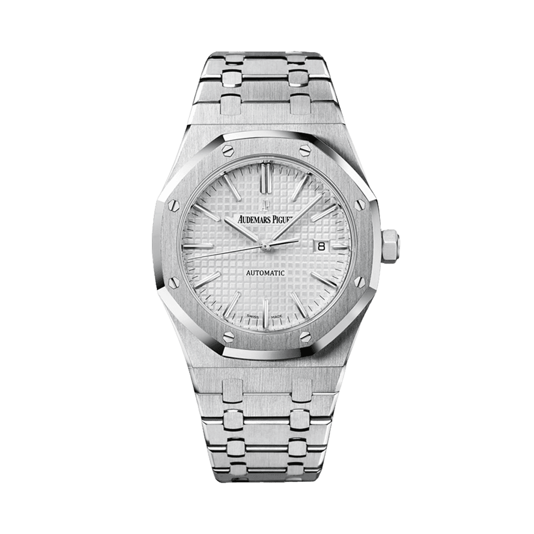 Royal Oak 41mm, Steel, Silver dial, Bracelet