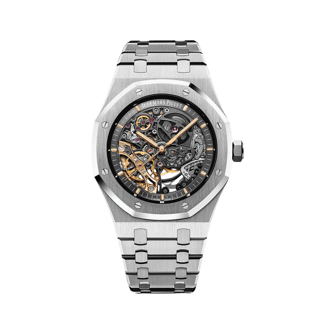 Royal Oak 41mm, Steel, Double Balance wheel Openwork dial, Bracelet
